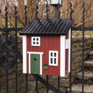 Briefkasten Schwedenkate rot