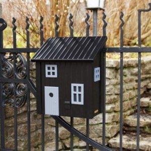 Briefkasten Schwedenkate schwarz