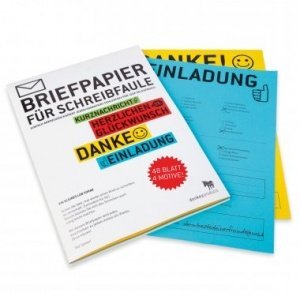 Briefpapier für Schreibfaule