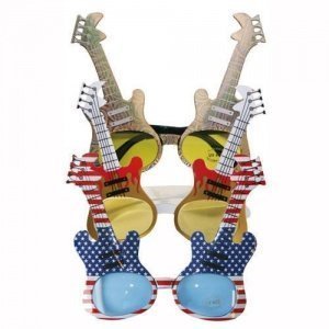 Sonnenbrille Guitar USA Bunt