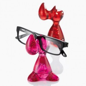 Brillenhalter Nelli transparent pink