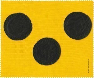 Brillenputztuch Blindenbinde