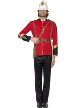 Britischer Soldat Kostüm schwarz-rot