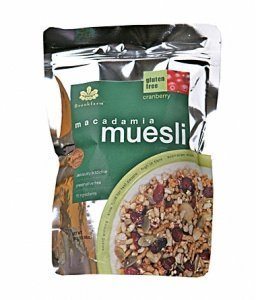 Brookfarm Macadamia Müsli Cranberry glut