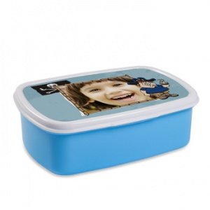 Brotdose mit Foto - Blau