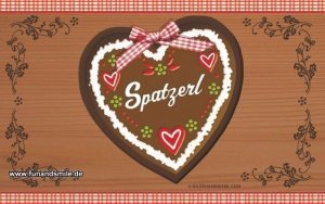 Brotzeitbrett - Spatzerl mit Lebkuchenhe