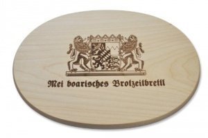 Brotzeitbrettl "Mei boarisches Brotzeitbrettl"