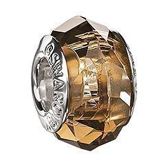 Brown Faceted Bead, L