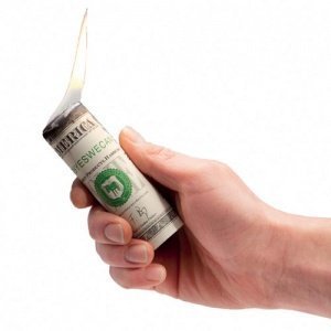 BURN YOUR MONEY "DOLLAR" Grillanzünder 3