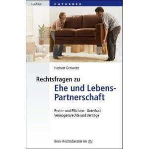 Buch Rechtsfragen zu Ehe und Lebenspartn