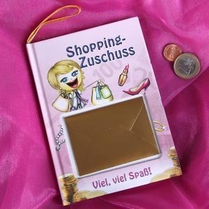Buch -Shopping-Zuschuss- als Geldgeschen
