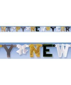Buchstabengirlande *Happy New Year*