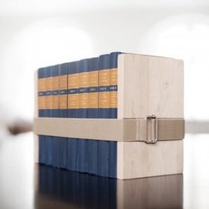 Buchst?tze Book Binder gro? eiche