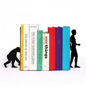 Buchstützen Evolution Bookends 2er Set