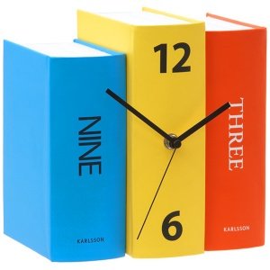 Buchuhr (Dreifarbig)