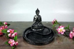 Buddha mit Schale Ø20cm