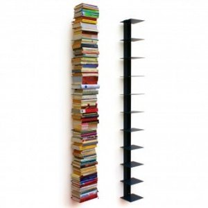 Bücherturm für 1,80m Bücher anthrazit