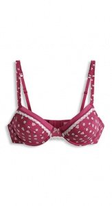 Bügel-BH mit Blumen-Print