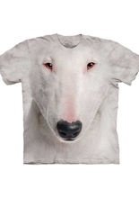 Bull Terrier Dog Face The Mountain T-Shi