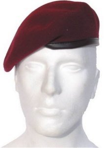 Bundeswehr Barett Original neu bordeaux