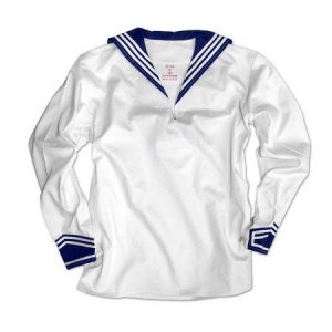 Bundeswehr Marinehemd mit Kragen weiss