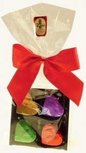 Bunte Nougatherzen, 50g