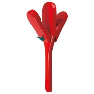 Bunte Stabkastagnette Spielzeug aus Holz