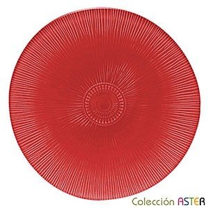 Bunter Speise-Teller aus Glas ´Aster´, R