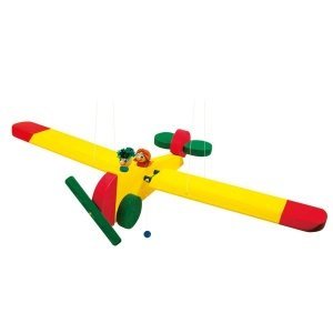 Buntes Flugzeug zum Aufhängen von Bino