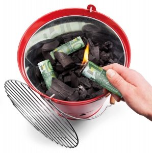 Burn your Money - Grillanzünder