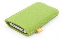 Burning Love Feltpouch iPhone 5 5S Grün