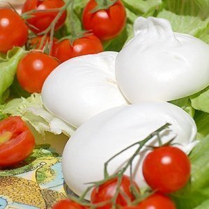 Burrata Käse Spezialität aus Italien