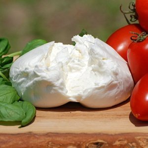 Burrata Käse Spezialität aus Italien