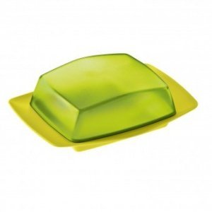 Butterdose Rio transparent oliv/solid se