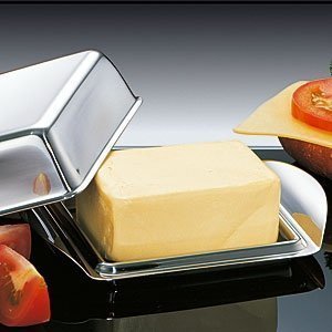 Butterdose aus Edelstahl für ein 1/4 Pfu