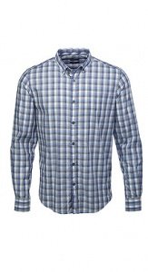 Button-Down-Karohemd, Baumwolle