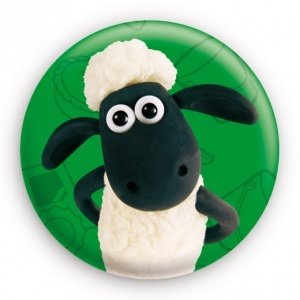 Button Shaun das Schaf "Shaun Looking"