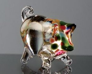 buntes Glücksschweinchen