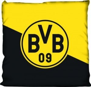 BVB Kissen Schrägstreifen