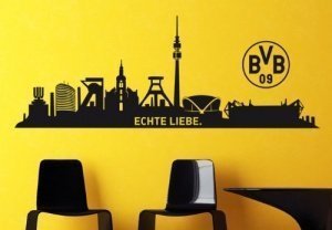 BVB Wandtattoo Skyline