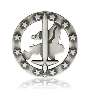 BW Barettabzeichen Eurocorps Metall