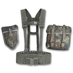 BW Koppelset 4-Teilig flecktarn gebrauch