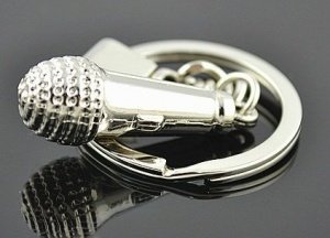 Schlüsselanhänger "Mikrofon"