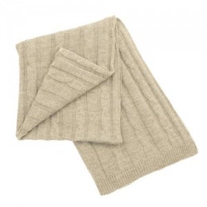 CABLE 100% Baby-Alpaka-Strickplaids - CR