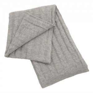 CABLE 100% Baby-Alpaka-Strickplaids - HE