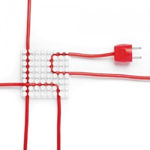 CABLOX Kabelmanager 2 St. im Set WEISS