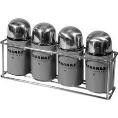 Cabanaz Gewürzstreuer Silber (4er Set)