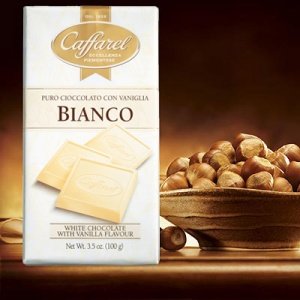 Caffarel weiße Schokolade mit Vanille Pi