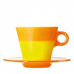 Cappuccino-Set Ooh! Magico... orange