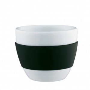 Cappuccino Tasse Aroma solid schwarz